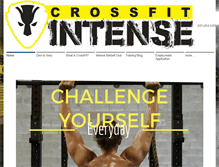 Tablet Screenshot of crossfitintense.com